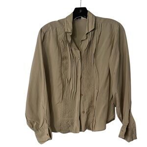 Women's Tan Blouse